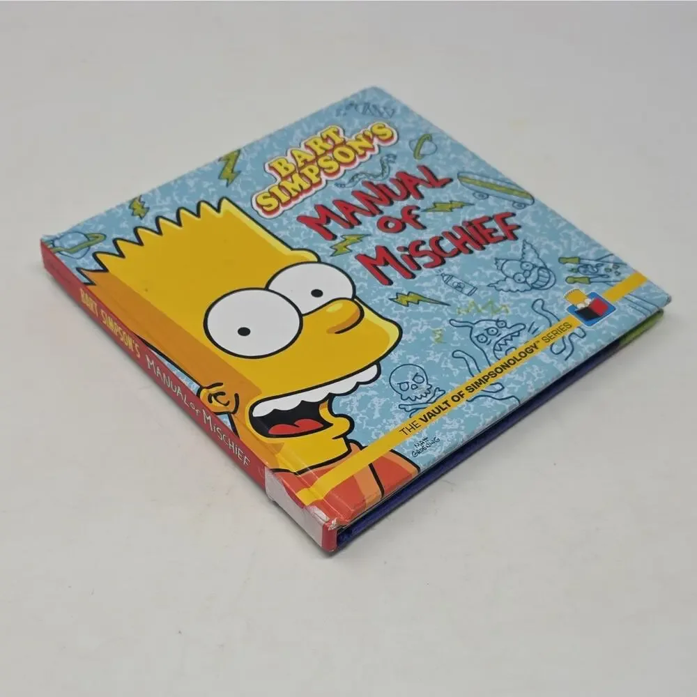 Bart Simpson Manual of Mischief Hardcover Illustrated Activity Book 2014 (Vault)